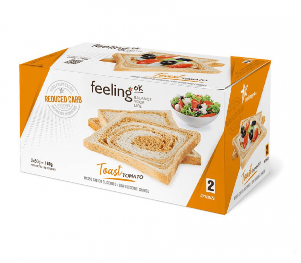 Feeling OK - eiwitrijke toast tomaat