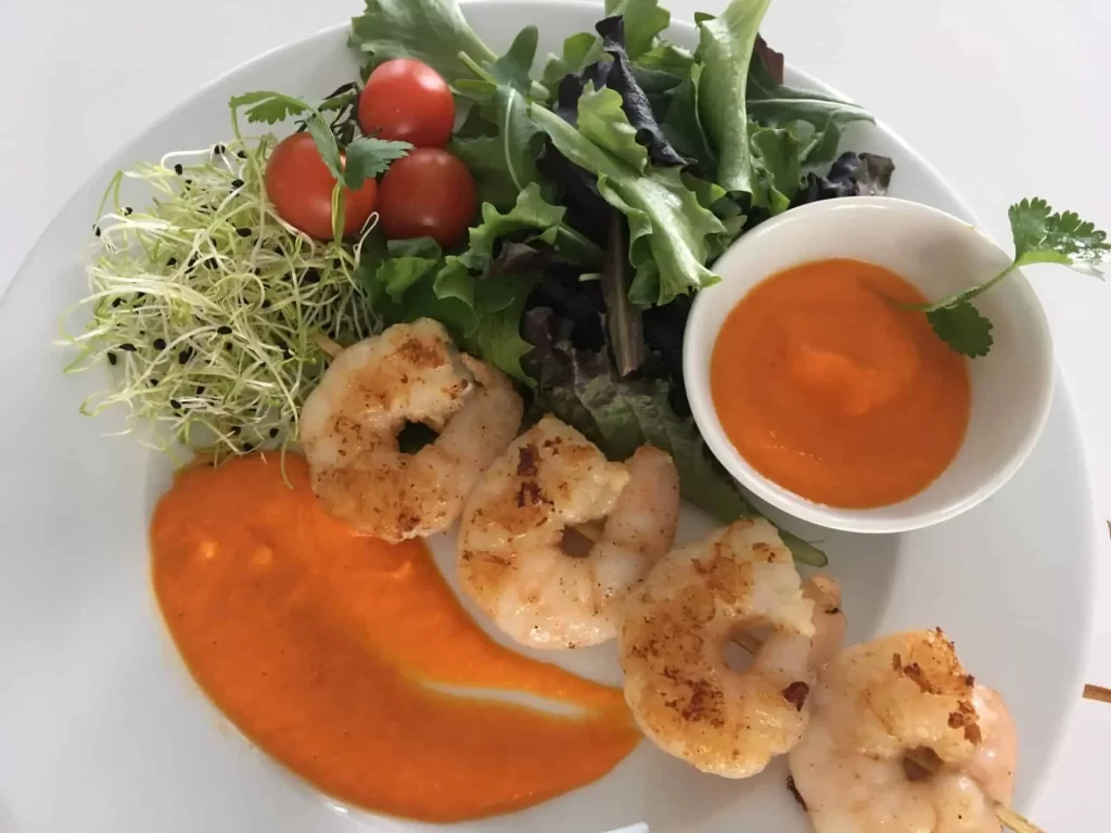 Speisje van scampi