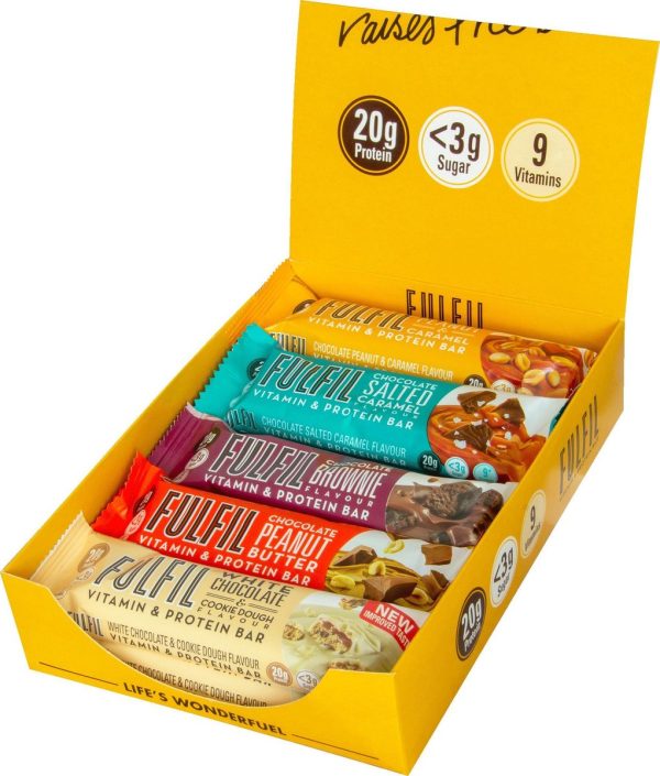 Fulfil Nutition Bar Mix Box – Eiwitreep / Proteine reep – 10 repen (550 gram) - Afbeelding 1