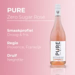 Pure the winery rosé wijn - Afbeelding 2