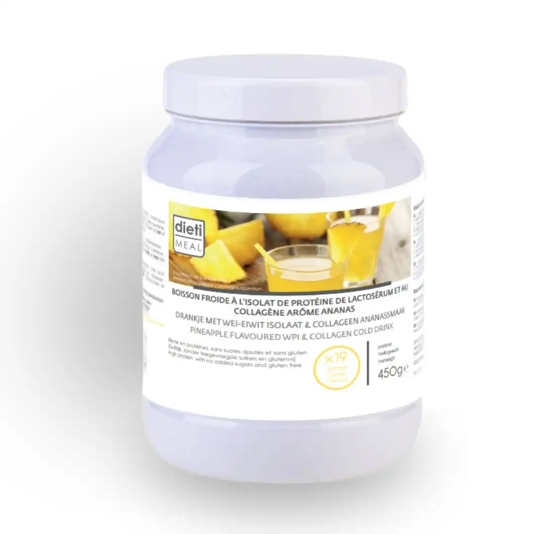 pot ananas collageen DM DIETIMEAL - Ananas drank - Afbeelding 1