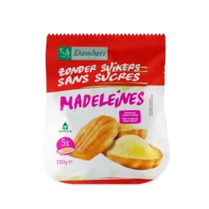 damhert madeleines cakejes zonder suiker