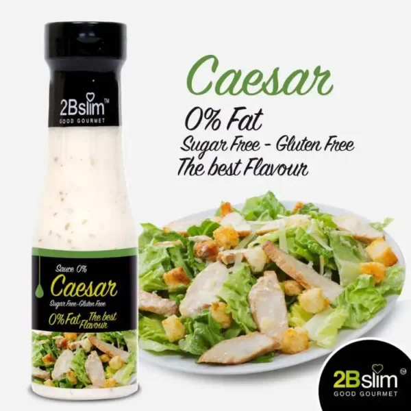 Caesar dressing - zonder kcal (250 ml) - 2BSlim - Afbeelding 2