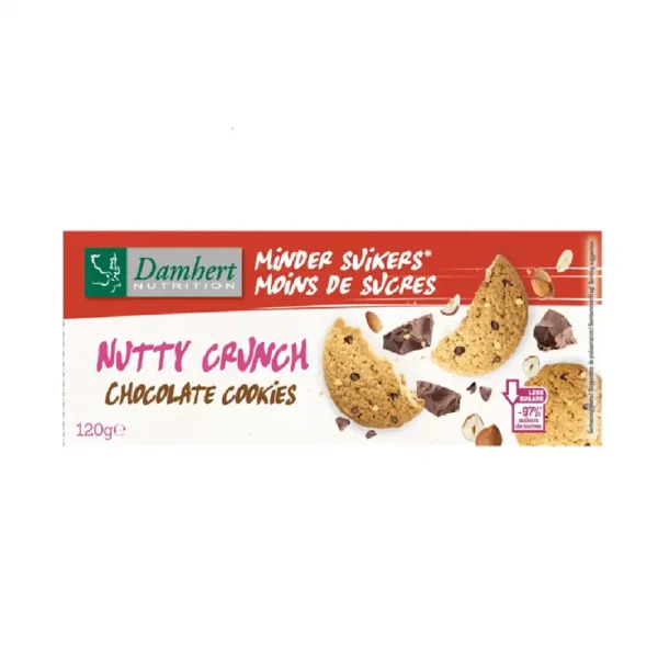 Nutty Crunch chocolate cookies - Damhert - Afbeelding 1