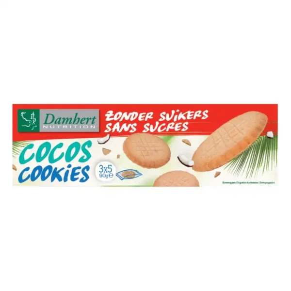 Cocos cookies zonder suikers - Damhert - Afbeelding 1
