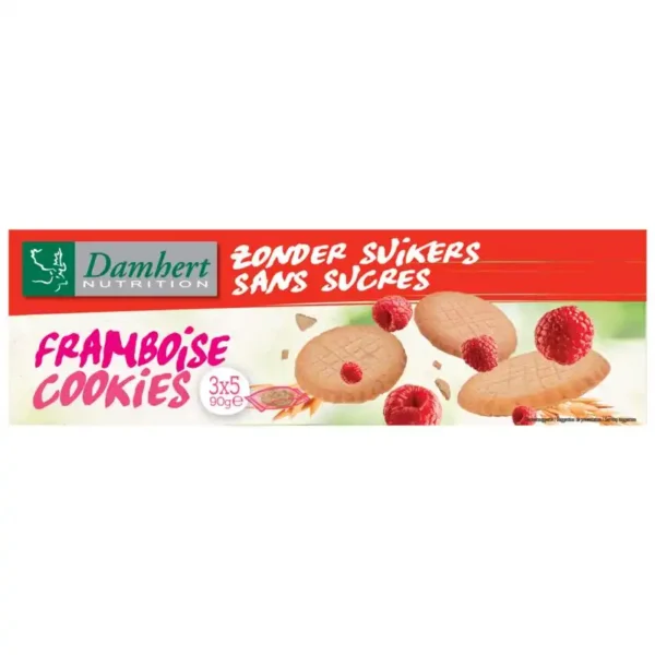 Framboise cookies zonder suikers - Damhert - Afbeelding 1