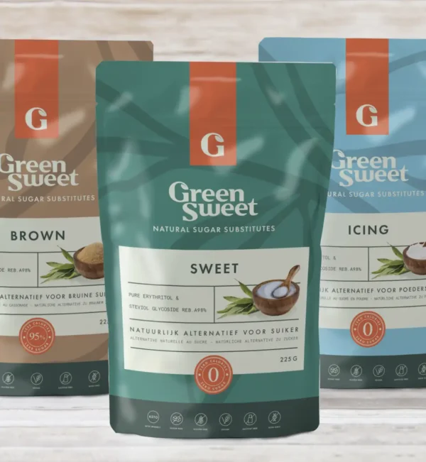 Greensweet Suikervervangers Erythritol / Erythritol +Stevia - Afbeelding 1
