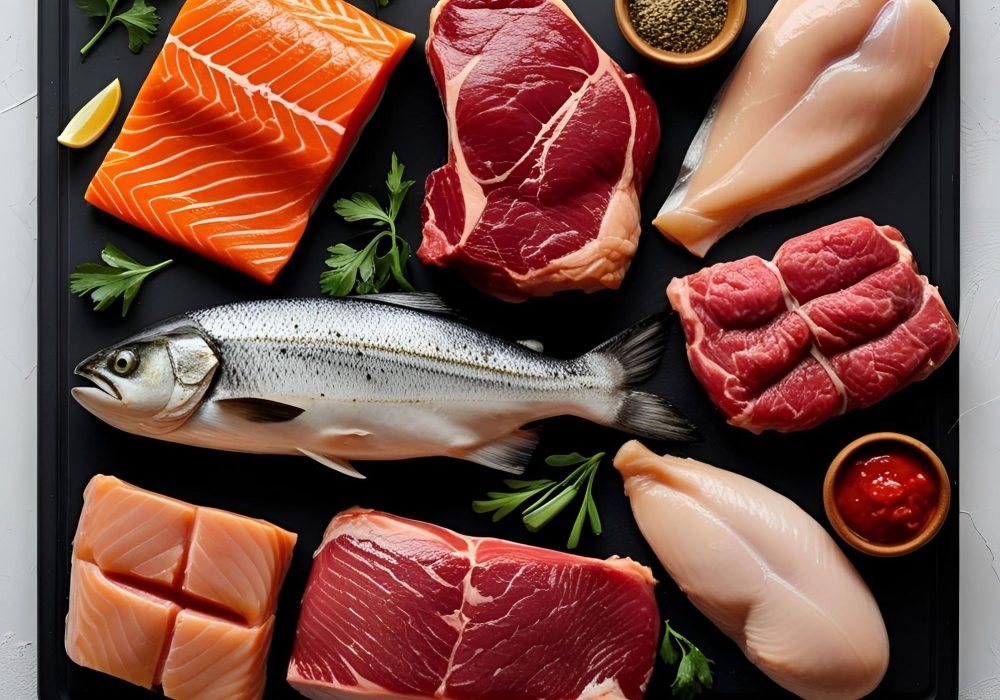 protein assortment ai canva protein assortment ai canva